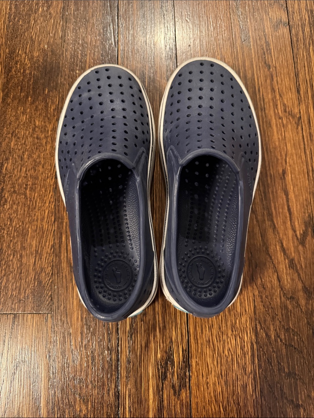 Native Navy Slip-On Perforated Casual Shoes